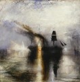 Tempête de neige Enterrement de paix en mer 1842 romantique Turner